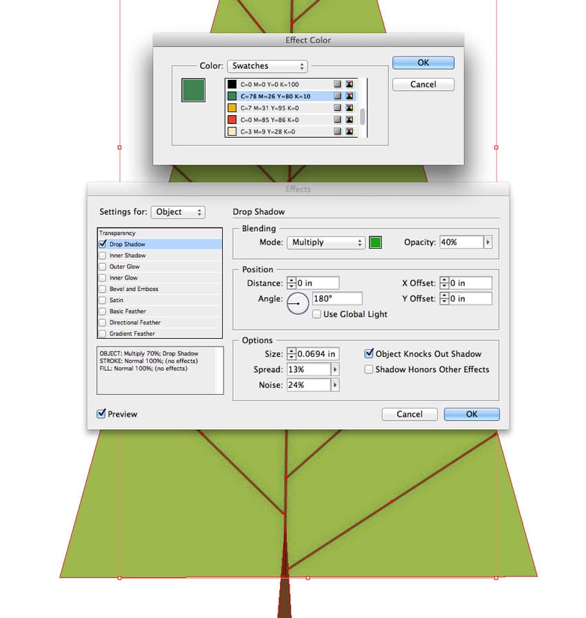 how to draw shapes illustrations in indesign glow