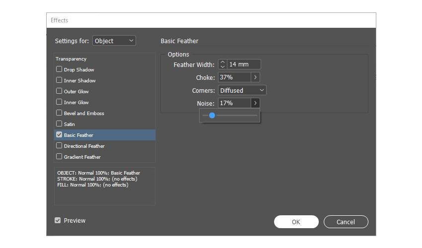 basic feather indesign