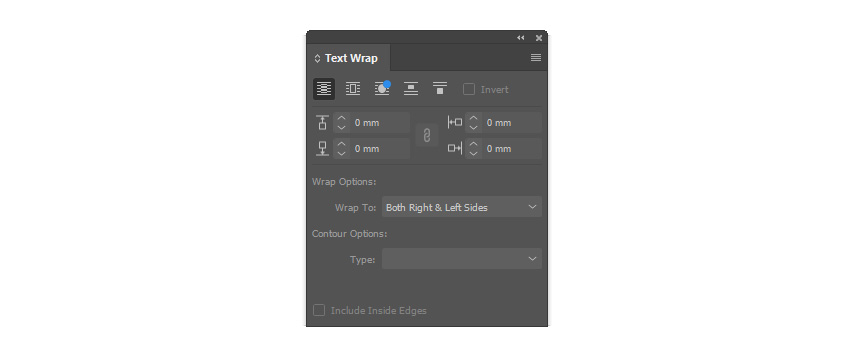 text wrap indesign