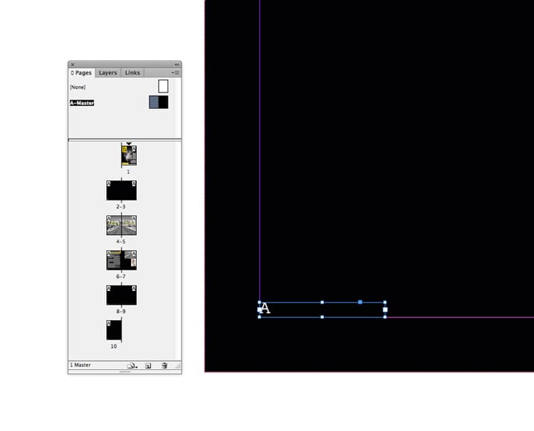 indesign master pages masters magazine design