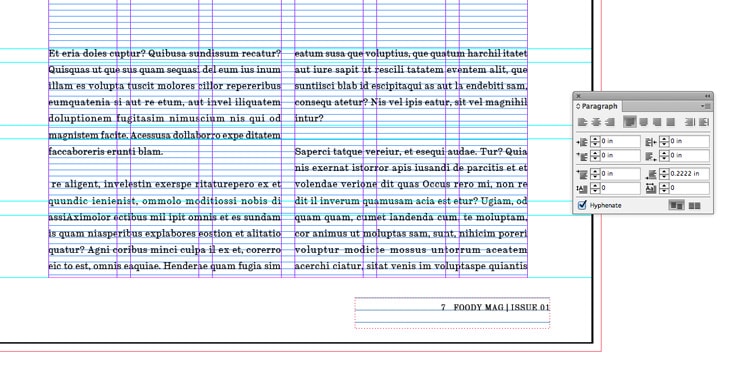 baseline grid indesign align text snap to grid leading