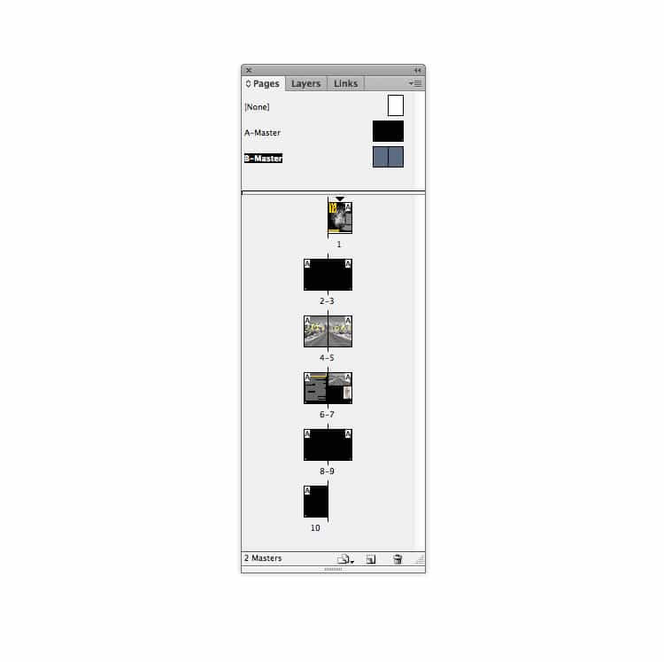 indesign master pages masters magazine design