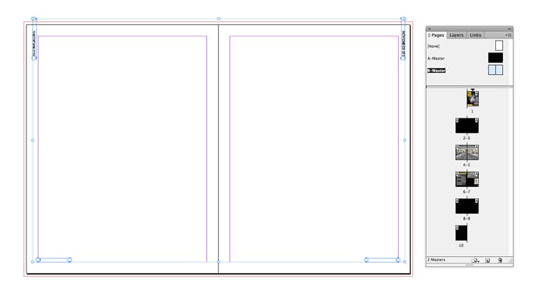 indesign master pages masters magazine design