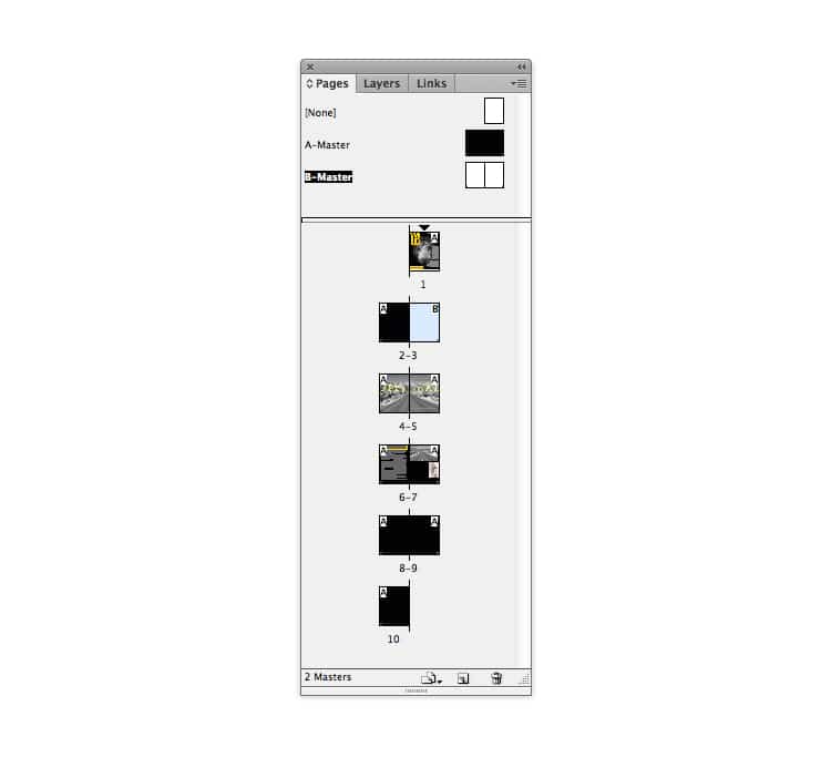 indesign master pages masters magazine design