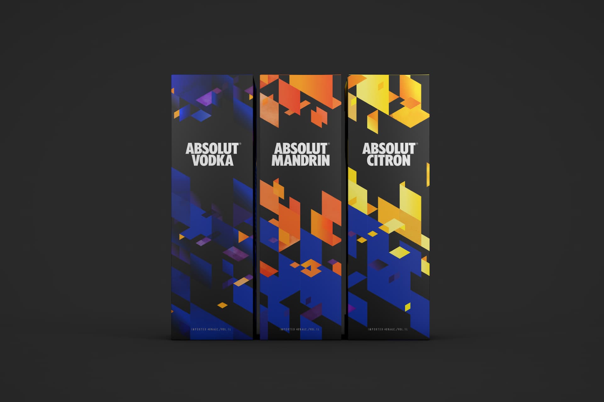 2017 graphic design print design trends eighties design neons absolut vodka packaging design