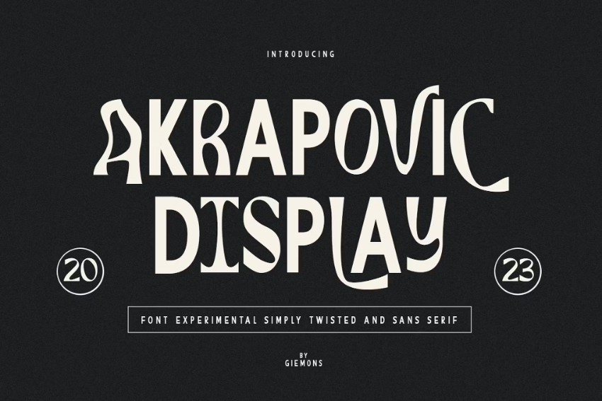 akrapovic display experimental font best 2024 fonts font trends 2024 what are trendy fonts new fonts 2024 what is the best font 2024