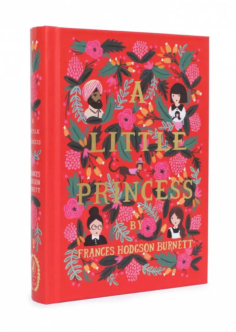 a little princess classic book cover design modern twist redesigned puffin anna bond rifle paper co in bloom