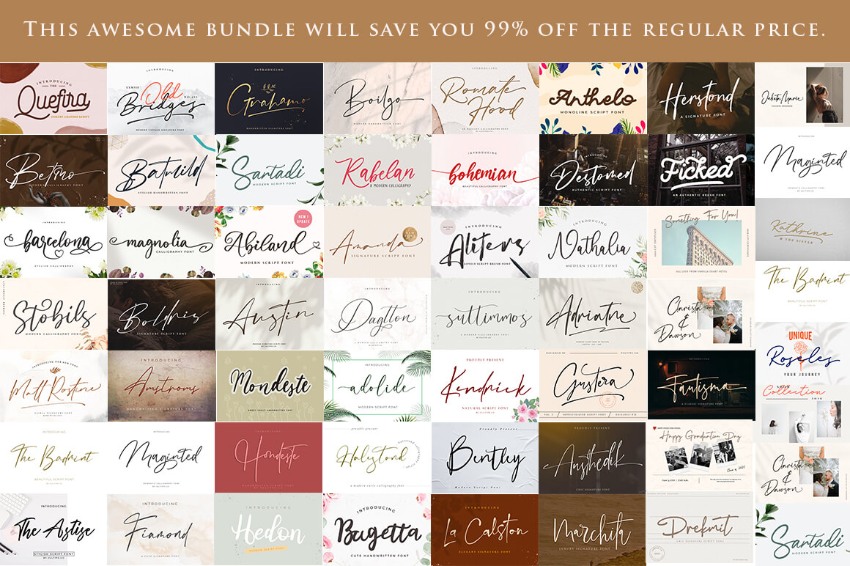 calligraphy script font bundle vultype bhortead font autumn fonts fall fonts cosy fonts cosy aesthetic hygge fonts hand-drawn fonts seasonal fonts winter fonts typography trends font inspiration