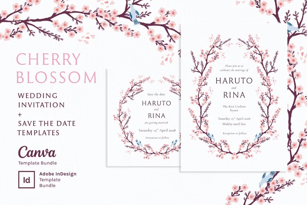 cherry blossom wedding invite japan invite pretty pink invitation template wedding whippet vintage wedding invite garden party invite template floral wedding invitation template wedding invite wedding invitation template best wedding invite designs canva wedding templates indesign wedding templates