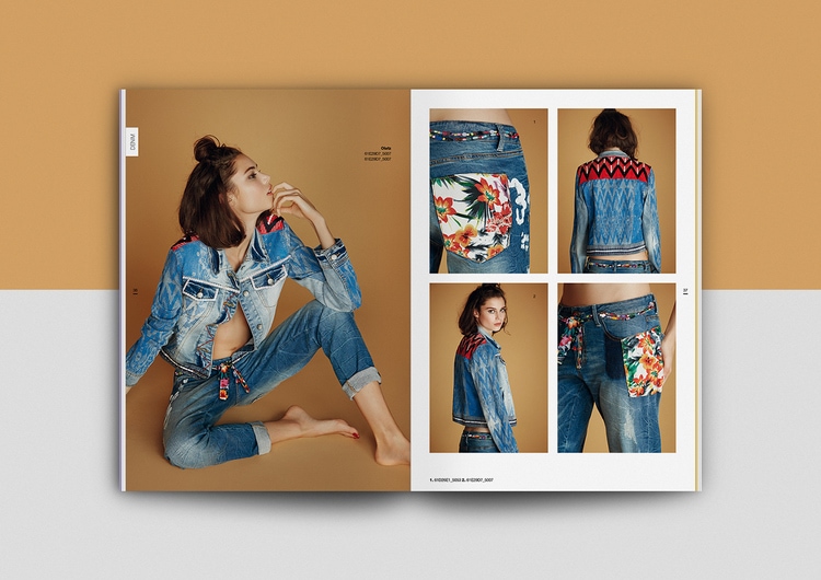 catalogue booklet lookbook design layout inspiration marketing desigual catalogue catalog spring summer fashion