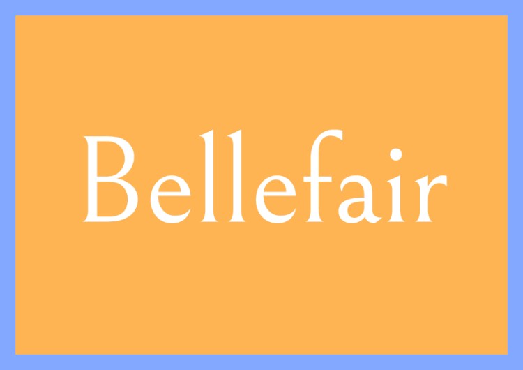 best free fonts font squirrel bellefair