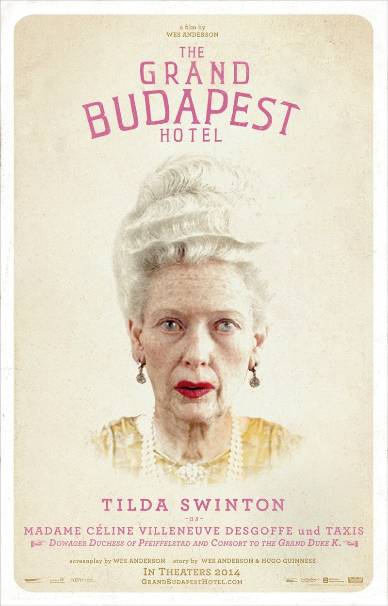 vintage print design grand budapest hotel