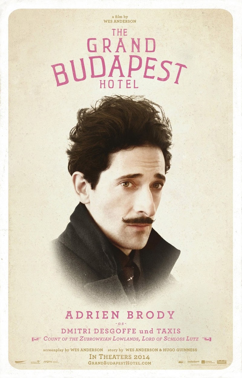 vintage print design grand budapest hotel