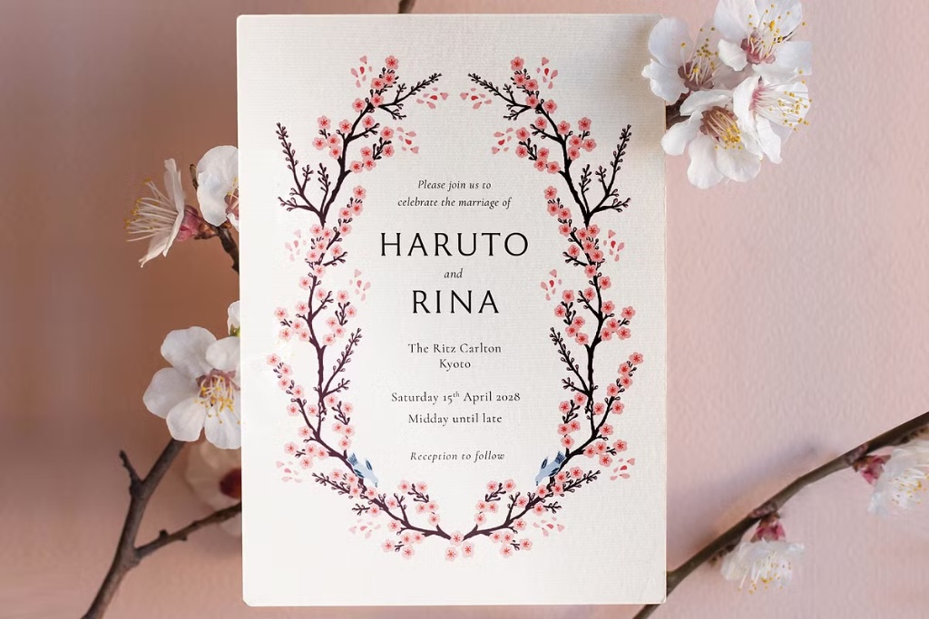 cherry blossom wedding invite japan invite pretty pink invitation template wedding whippet vintage wedding invite garden party invite template floral wedding invitation template wedding invite wedding invitation template best wedding invite designs canva wedding templates indesign wedding templates