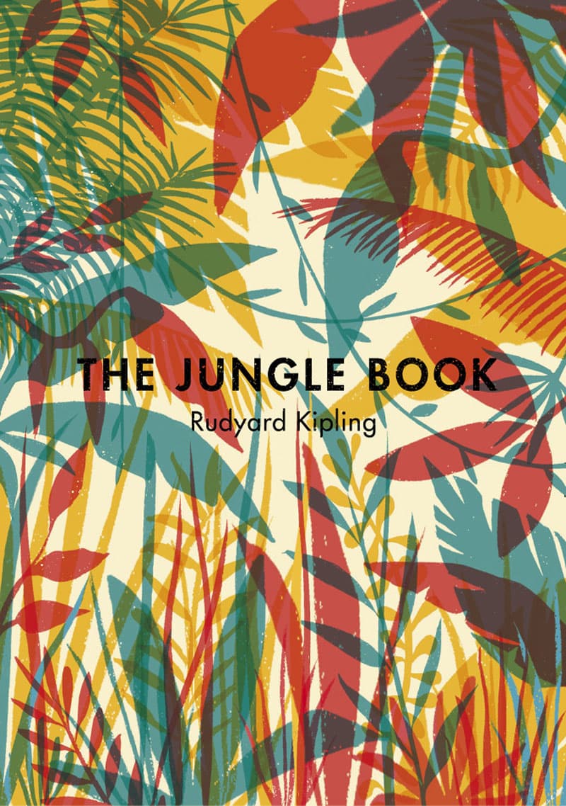 color indesign jungle book vintage print