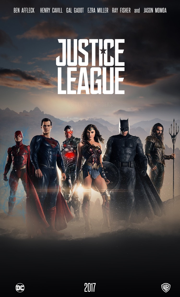 movie poster fonts typography typefaces design justice league