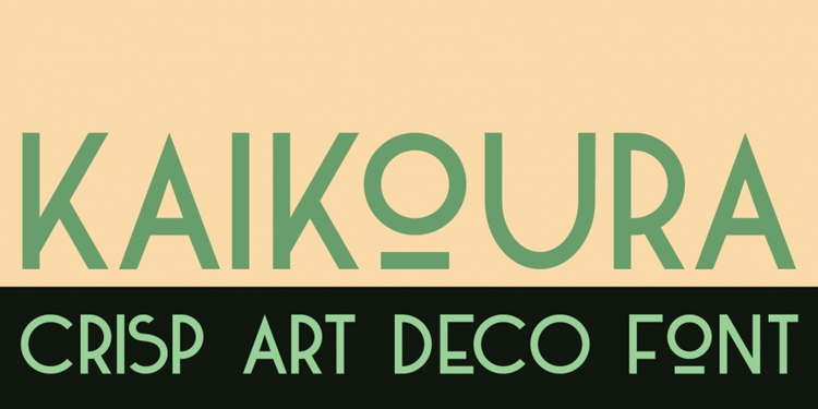 kaikoura art deco font best vintage fonts historical