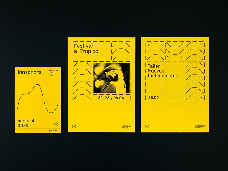 retro branding brand design brand identity mondrian primary colors bauhaus swiss school medialab prado