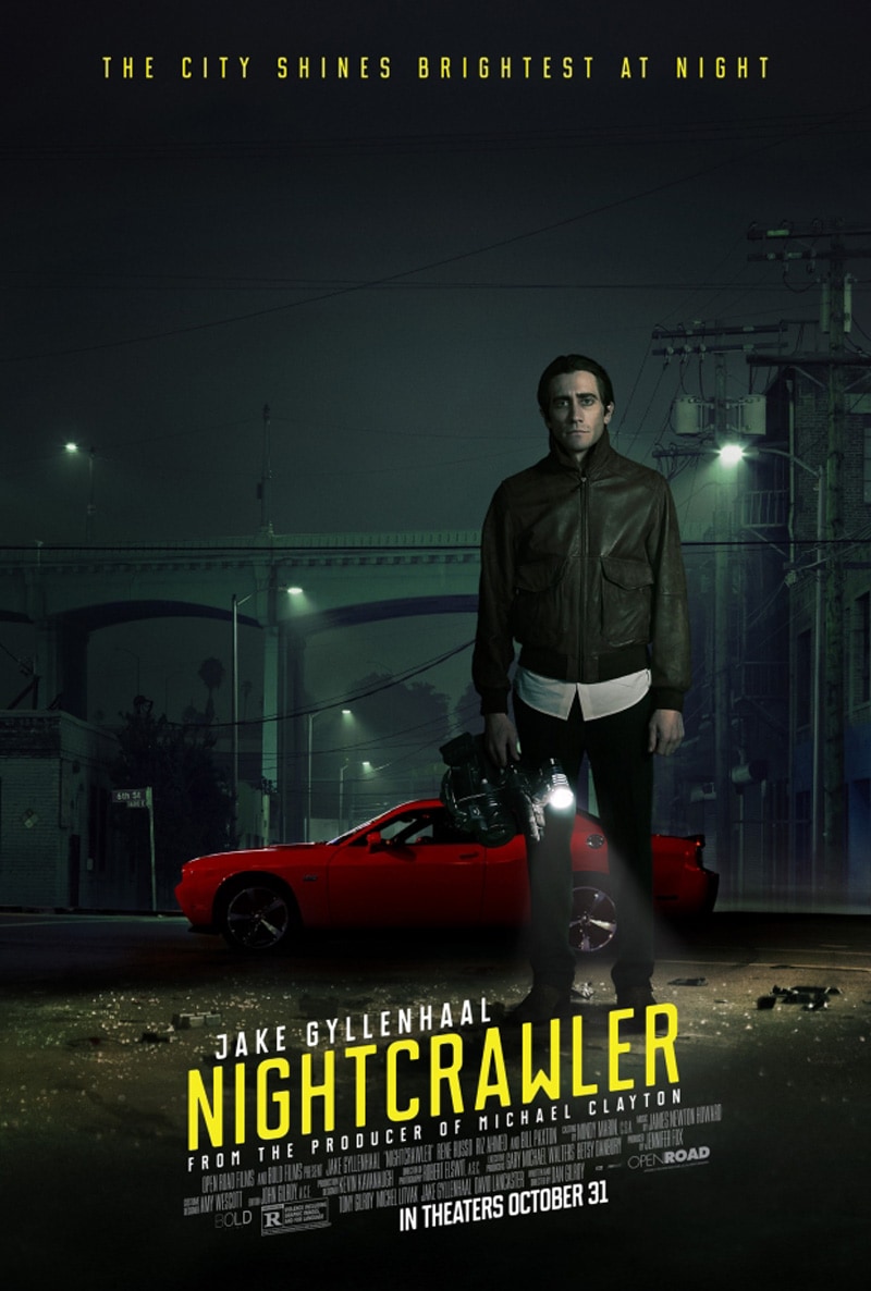 nightcrawler poster design movie indesign