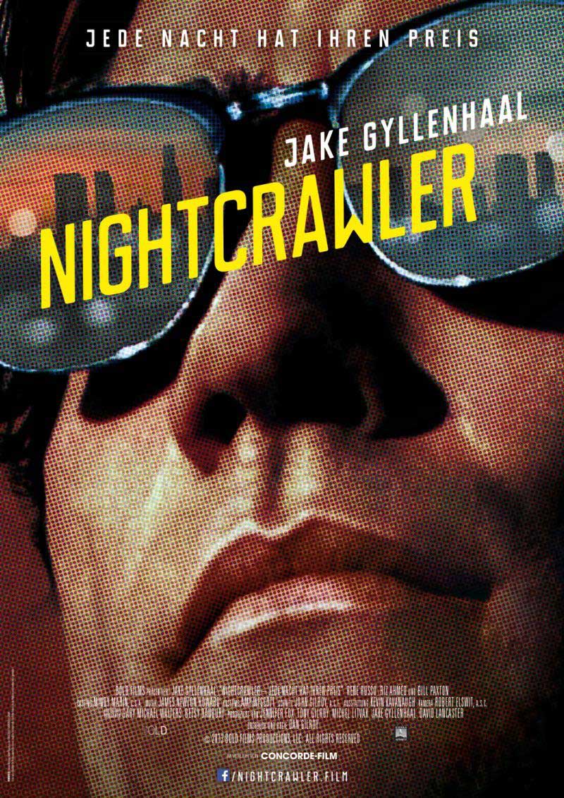 nightcrawler poster design movie indesign