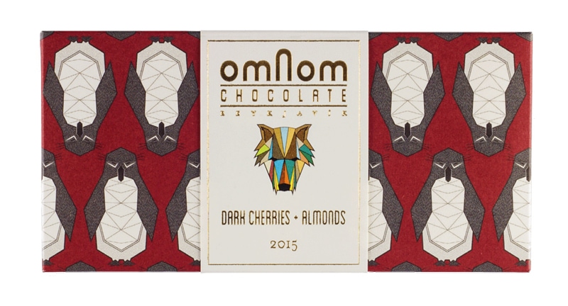 folded origami graphic design indesign packaging design omnom chocolate