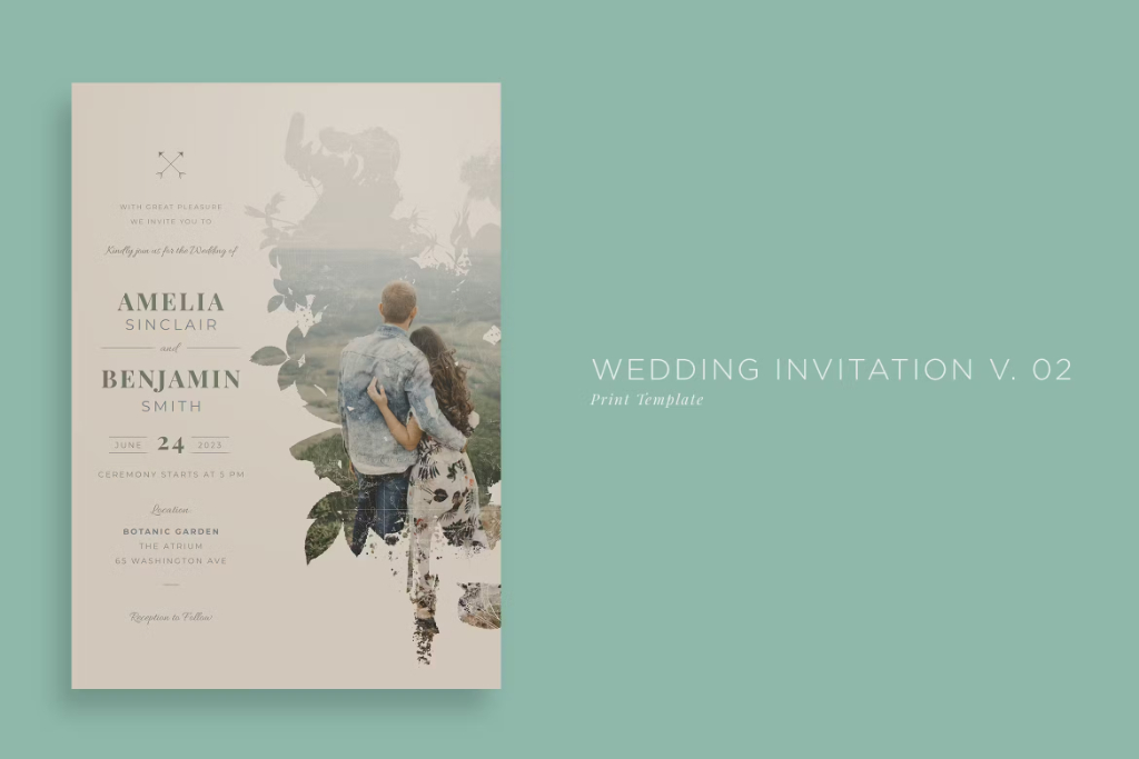 photo wedding invite photographic wedding invitation template boho wedding invitation wedding invite template save the date template mediterranean wedding invite vacation wedding invite italy wedding invite spain wedding invite wedding invitation template best wedding invite designs canva wedding templates indesign wedding templates