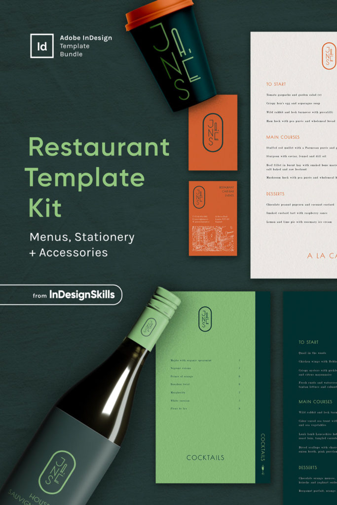 restaurant template kit indesign template kit template bundle menu template restaurant menu design bar menu cafe menu wine label