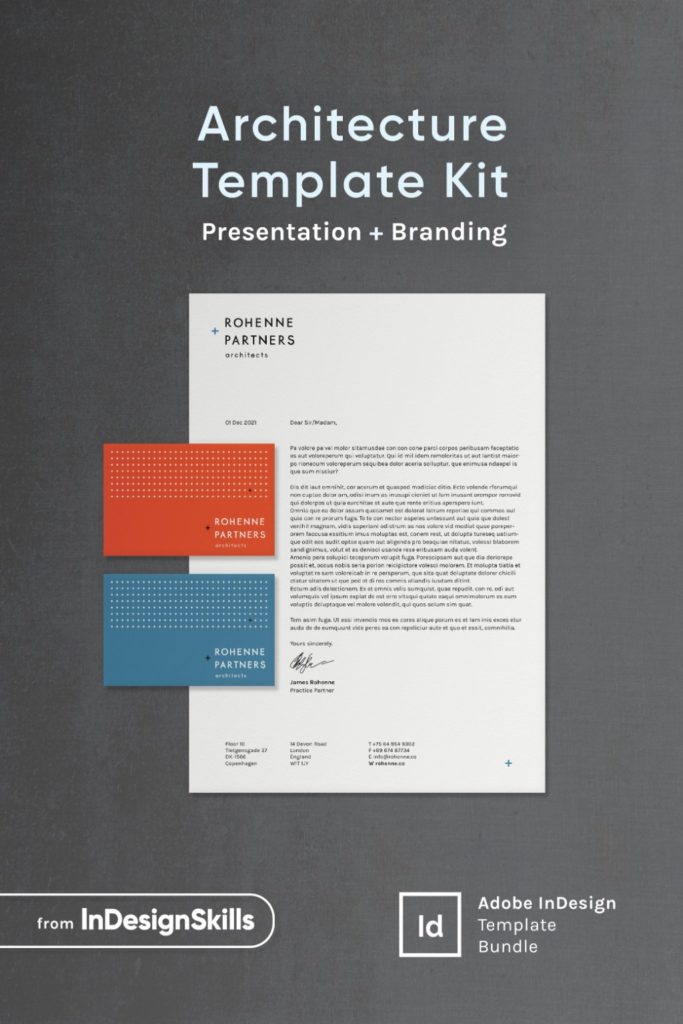 architecture indesign template kit architecture portfolio architecture presentation board architecture business card architect portfolio architect branding