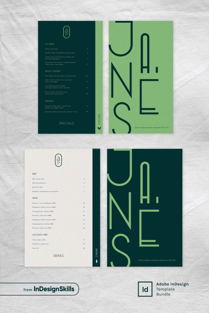 restaurant template kit indesign template kit template bundle menu template restaurant menu design bar menu cafe menu wine label