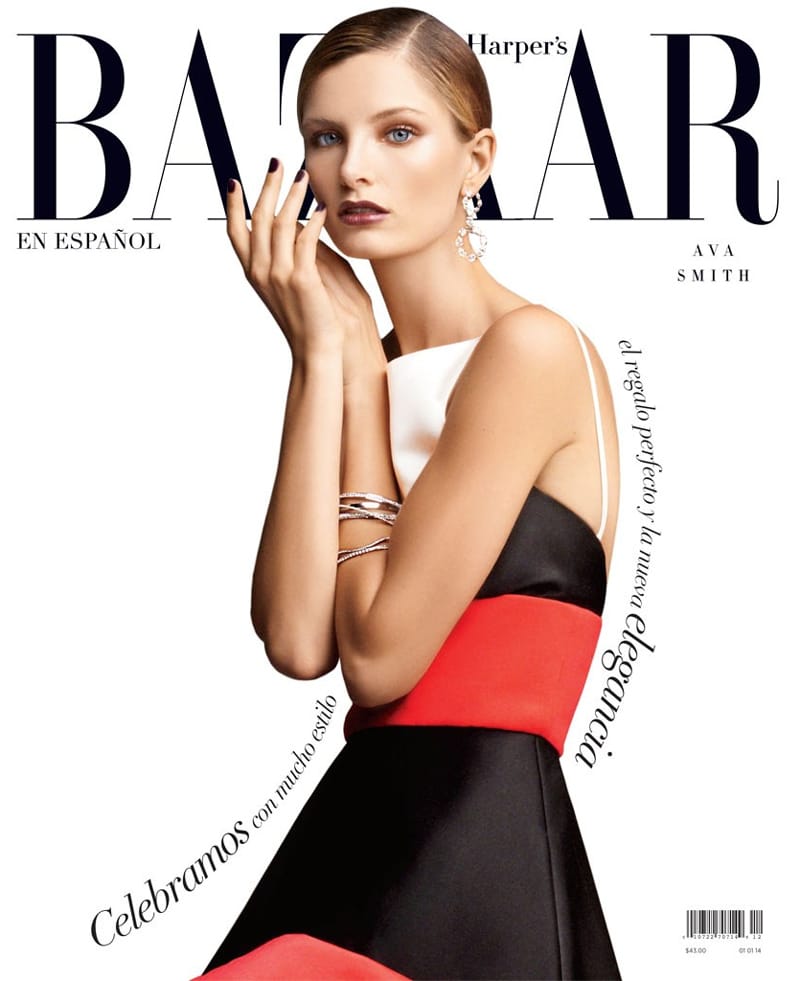 indesign inspiration playful text typography harper's bazaar spain