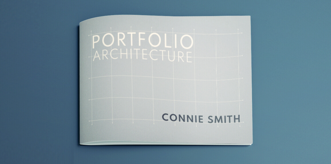 architecture portfolio free template proposal minimal clean professional