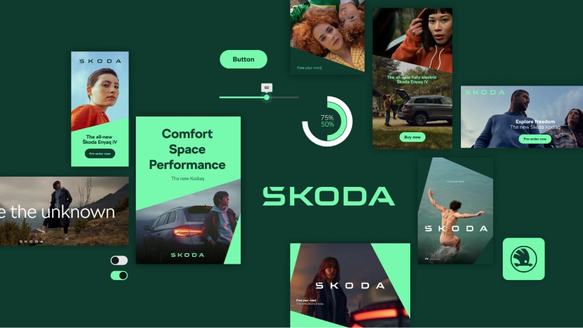 skoda rebrand graphic design trends 2023 font trends 2023 branding trends 2023 most inspirational graphic design trends 2023 what's trending 2023