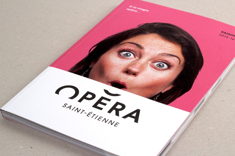 catalogue booklet lookbook design layout inspiration marketing catalogue catalog programme events saint etienne opera house