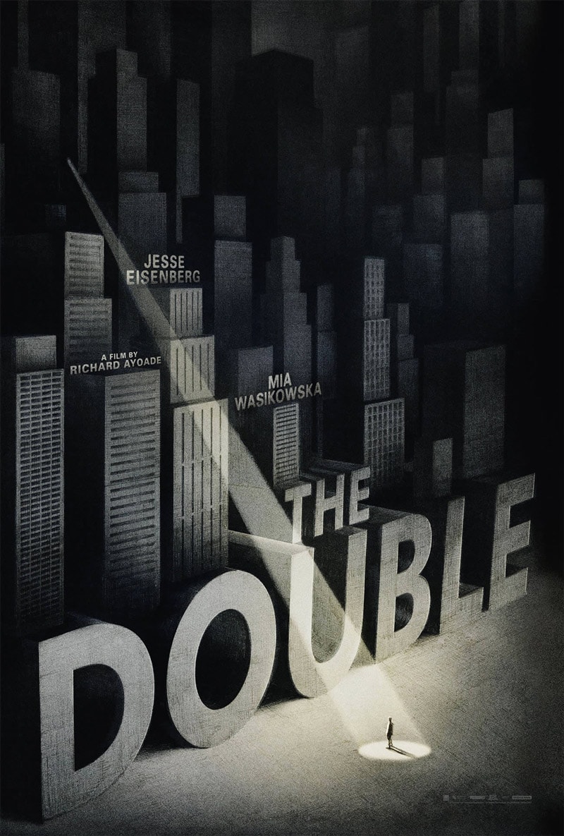 vintage print design the double movie poster empire design