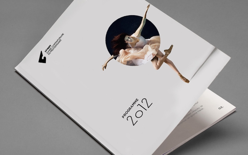 indesign photography layout inspiration dance branding programme dansem officina