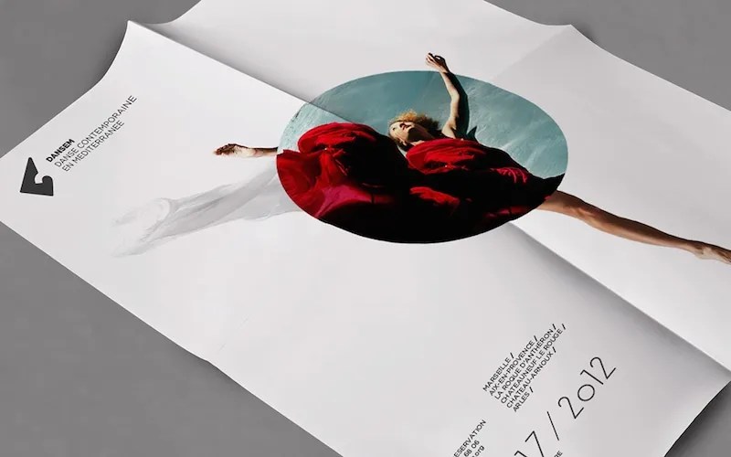 indesign photography layout inspiration dance branding programme dansem officina