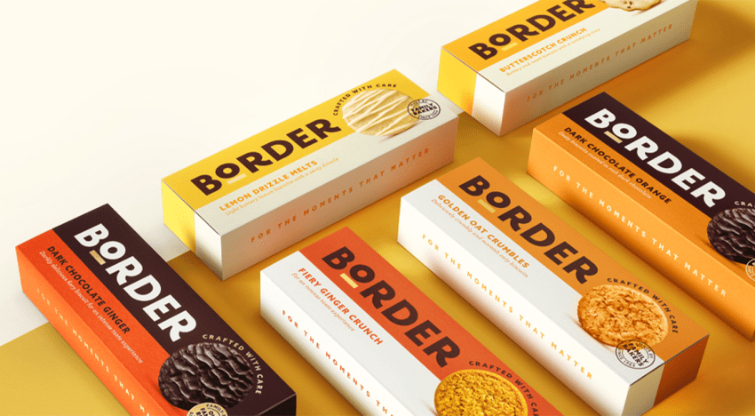 border biscuits rebrand graphic design trends 2023 font trends 2023 branding trends 2023 most inspirational graphic design trends 2023 what's trending 2023